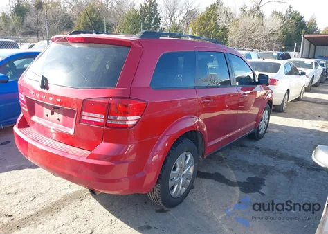 2018 Dodge Journey Se из США, поврежденный, VIN 3C4PDCAB8JT416581